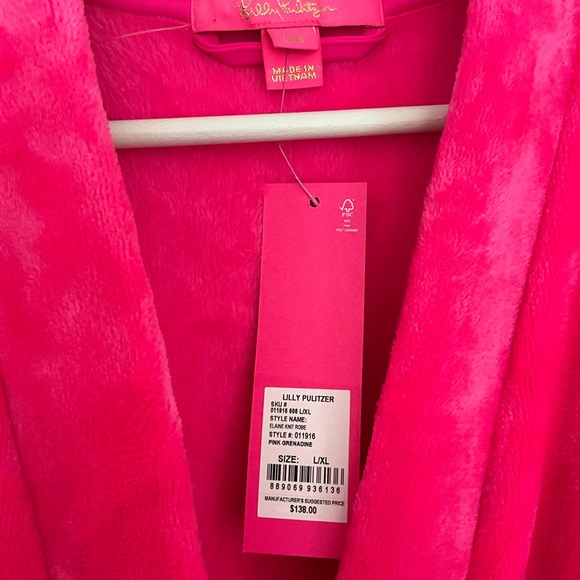 Lilly Pulitzer Bathrobe L/XL - Picture 3 of 5